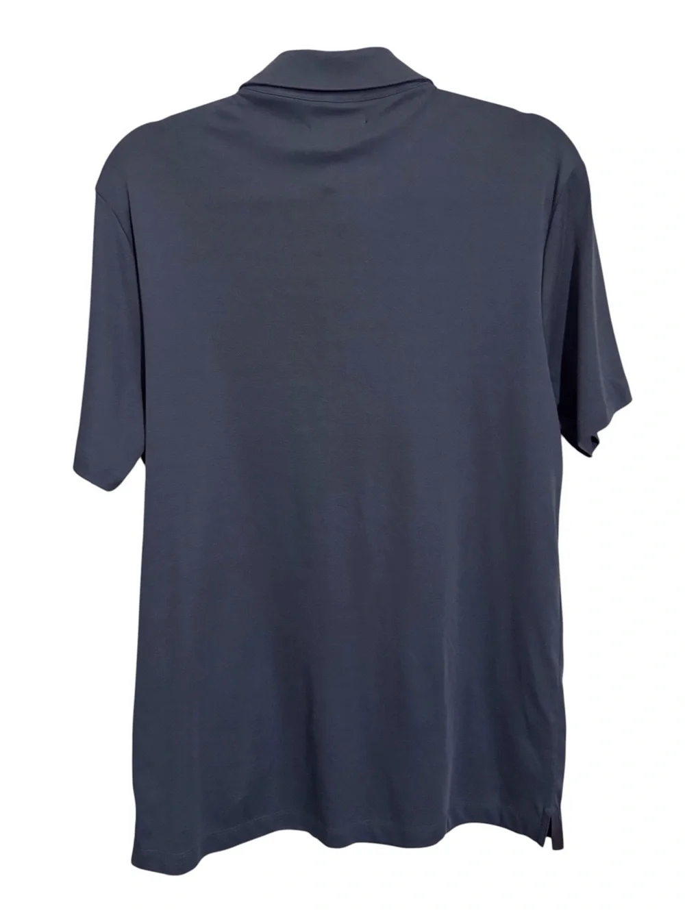 Banana Republic NWT Medium Blue Luxe Touch Performance Polo Short Sleeve Cotton
